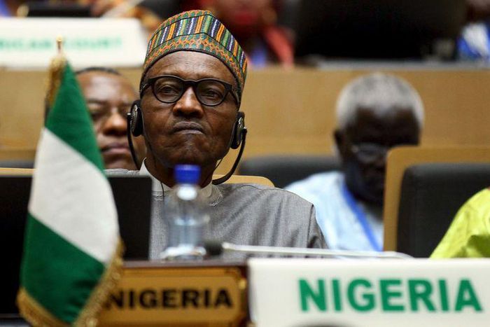 Nigeria's President Muhammadu Buhari attends the opening ceremony of the 26th Ordinary Session of the Assembly of the African Union at the AU headquarters in Ethiopia's capital Addis Ababa, January 30, 2016. REUTERS/Tiksa Negeri