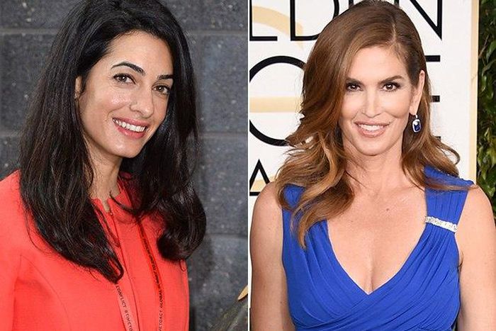 Amal Clooney and Cindy Crawford