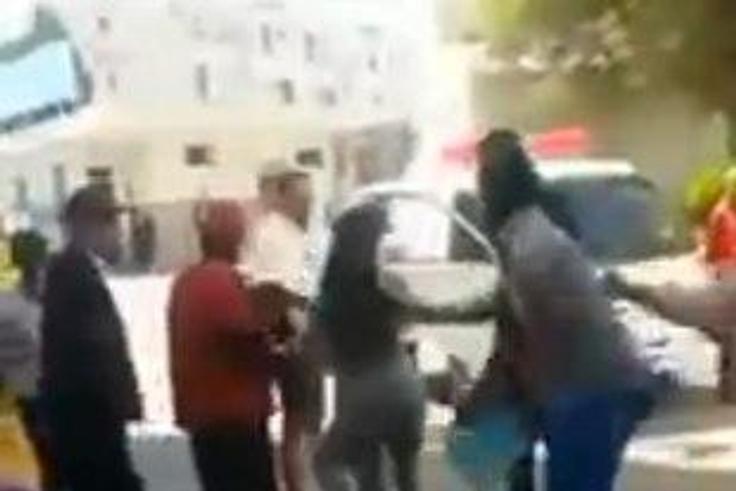 Angry mob harass women 'because they were scandalously dressed'
