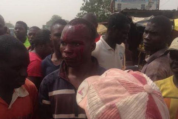 Bus driver beaten mercilessly by Civil Defence Corps official