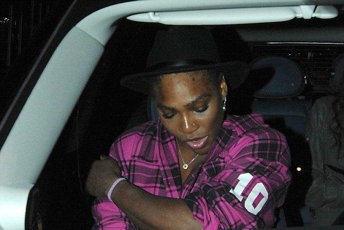 Serena Williams  leaving The Nice guy in Los Angeles on Wednesday, February, 3, 2016