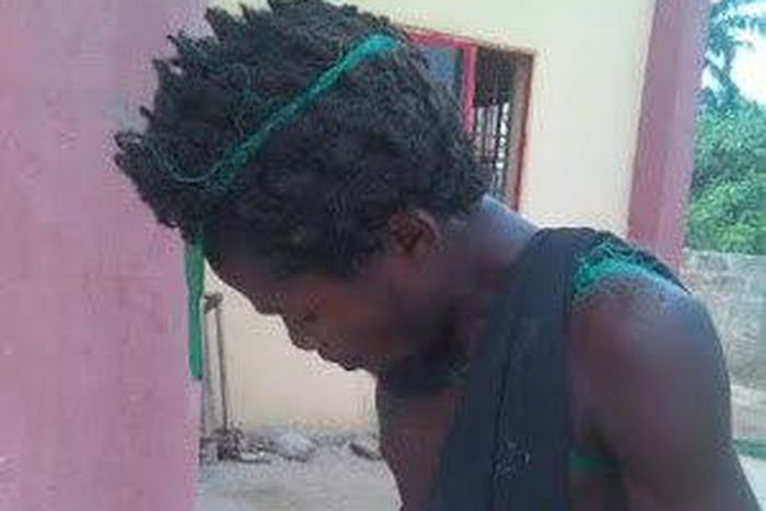 Mr Isaiah before his healing