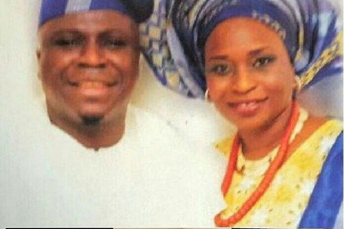 Gbenga Adeyinka and wife