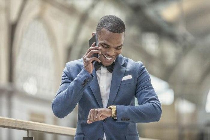 Stylish black man