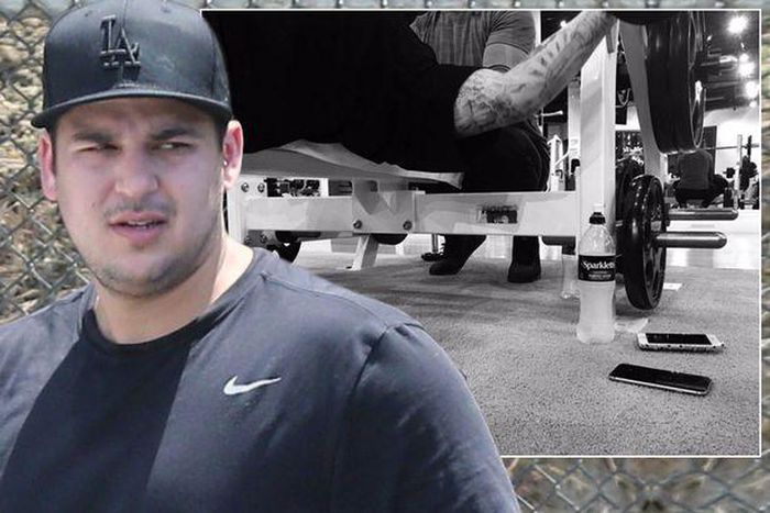 Rob Kardashian returns to gym