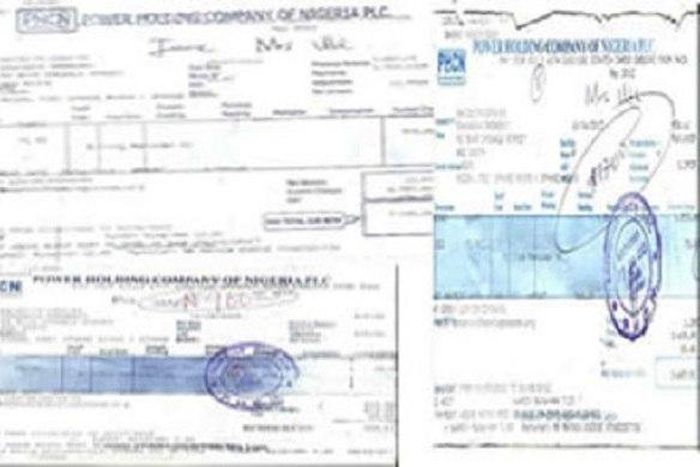 Replica of PHCN Bill