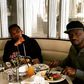 Samuel Eto'o and Peter Okoye