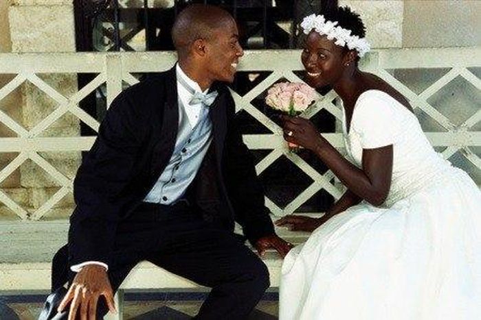 Happy bride and Groom