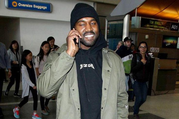 Kanye West at L.A.X