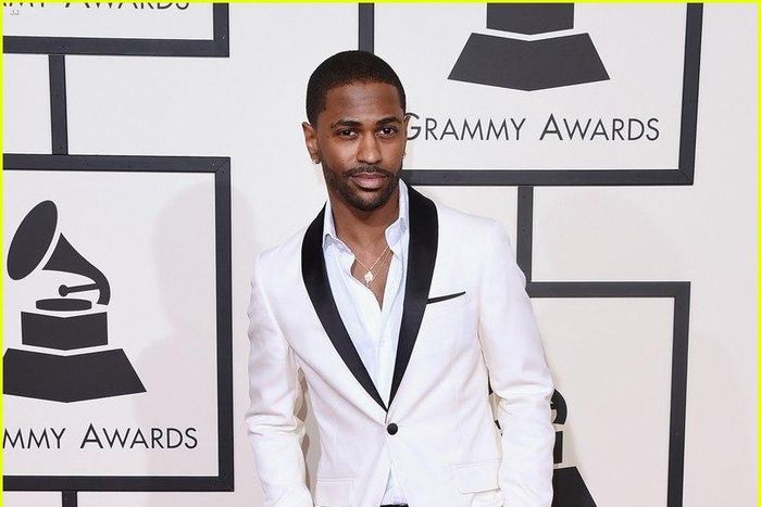 Big Sean at the 2016 Grammys red carpet