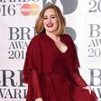 Adele at 2016 Brit Awards red carpet