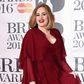Adele at 2016 Brit Awards red carpet