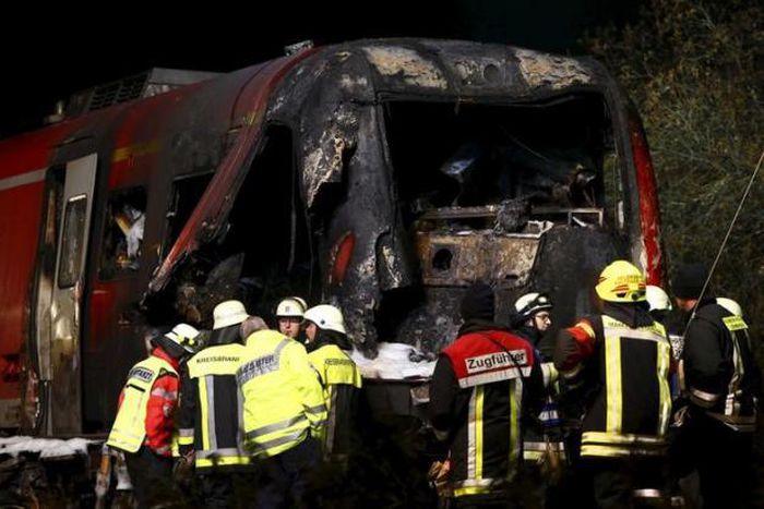 Train crash in northern Bavaria kills two