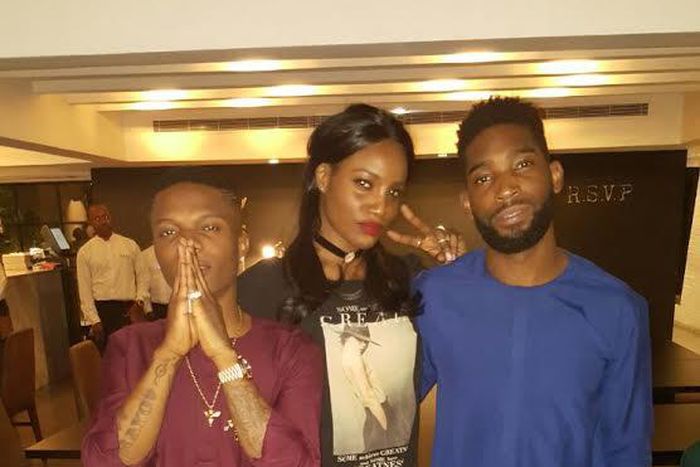 Wizkid, Tinie Tempah, Seyi Shay hanging out in Lagos.