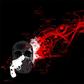 Gun shot in skull.