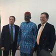 Olisa Metuh receives members of the British Conservative Party in Abuja.