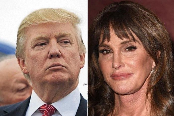 Donald Trump and Caitlyn Jenner