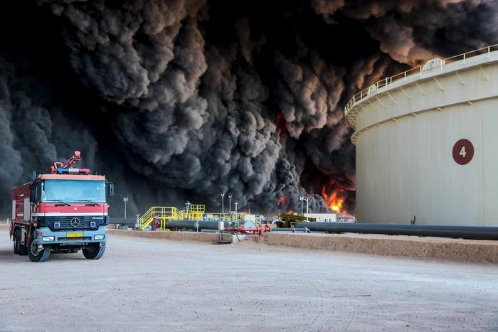 Major oil pipeline hit by blast south of Libya's Ras Lanuf, NOC says