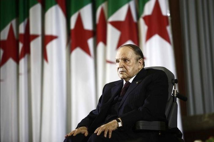 President Abdelaziz Bouteflika looks on during a swearing-in ceremony in Algiers April 28, 2014. REUTERS/Ramzi Boudina