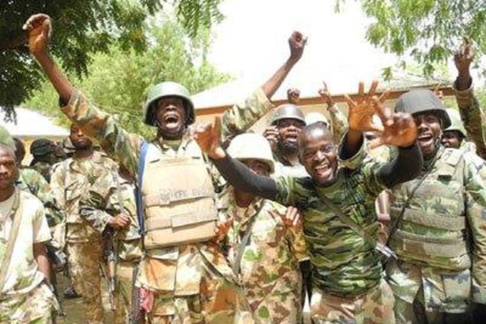 Army clears Boko Haram camp in Duwabafi village in Borno