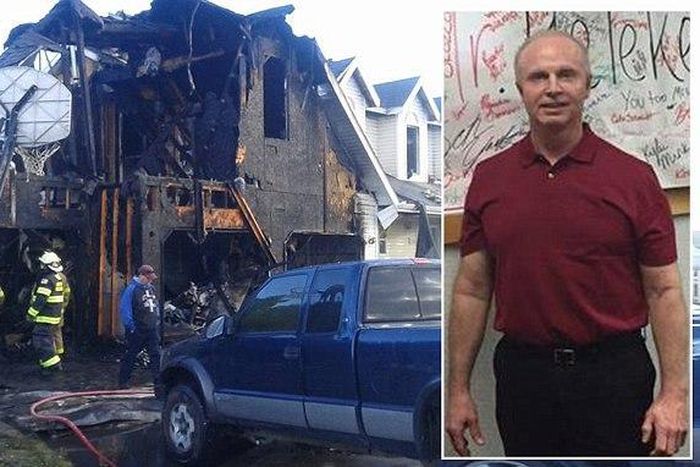 4 teenagers arrested for setting fire to principal's house