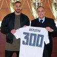 Karim Benzema celebrates 300th games for Real Madrid