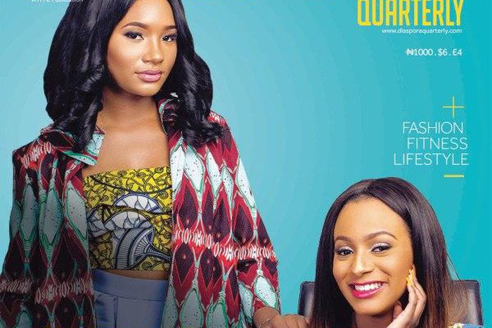 Temi and (Florence) DJ Cuppy Otedola cover Diaspora Quaterly Magazine