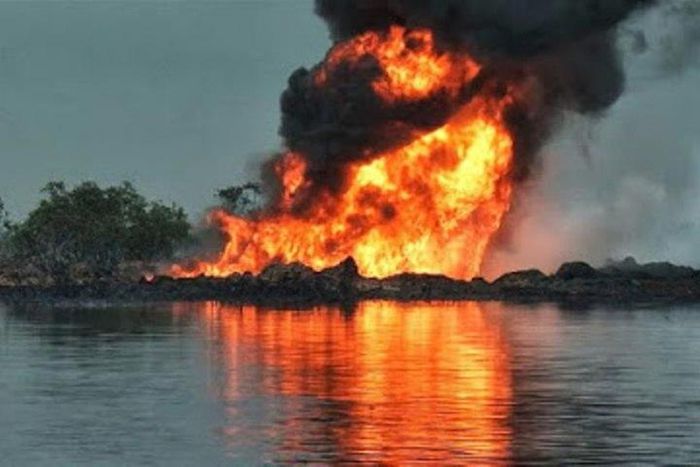 Pipeline explosion