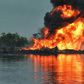 Pipeline explosion