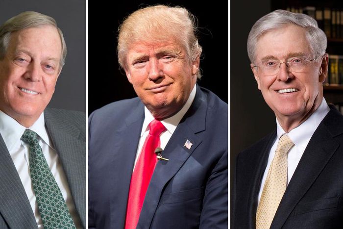 Exclusive: Koch brothers will not use funds to try to block Trump nomination