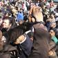 Egyptian doctors demonstrate in front of the Doctors Union in Cairo, Egypt, February 12, 2016.  REUTERS/Stringer