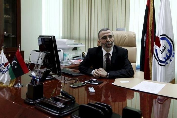 Mustafa Sanalla, the head of the National Oil Corporation (NOC), speaks during an interview with Reuters at the headquarters of the NOC in Tripoli, Libya February 22, 2016. REUTERS/Ismail Zitouny