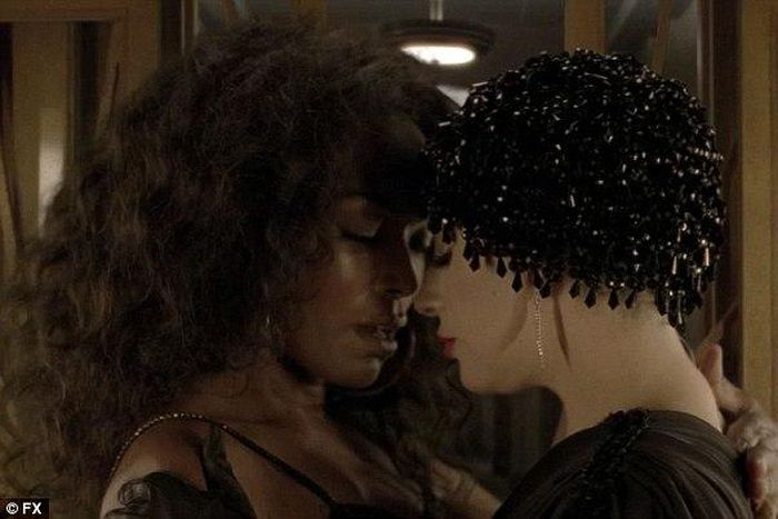 Angela Bassett and Lady Gaga kiss in new scenes of America Horror Story