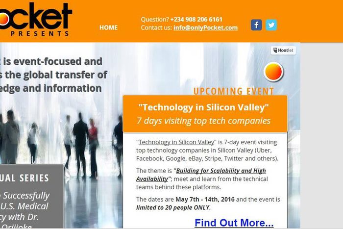 Pocket presents homepage