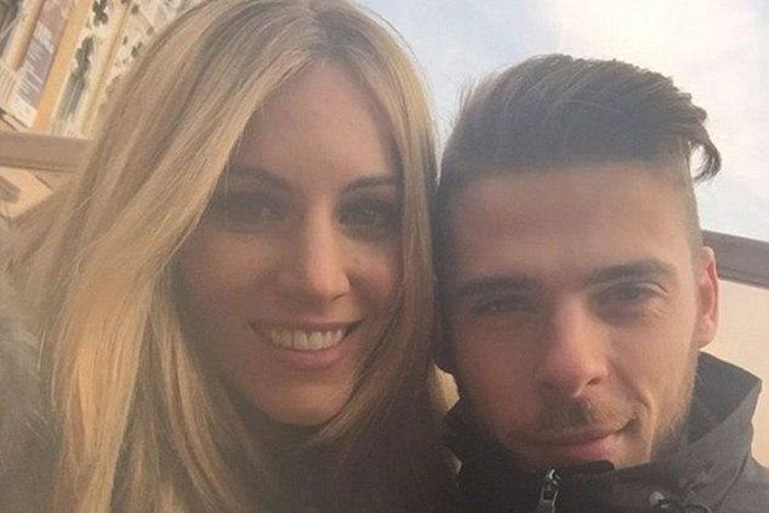 David de Gean and girlfriend, Edurne Garcia in Venice