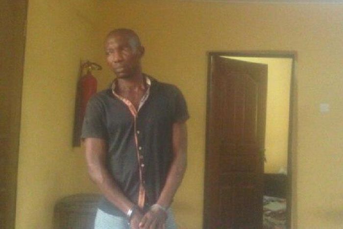 The suspect, Uche Okpara