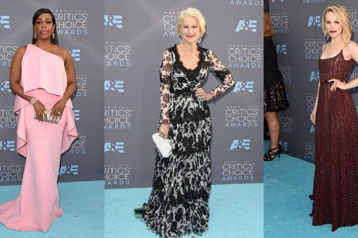 Niecy Nash, Helen Mirren and Rachel McAdams at the 21st Critics' Choice Awards 2016
