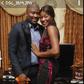 Desmond Elliot and Chacha Eke on set of 'Black Val'