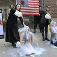 Satanists in action