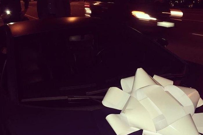 Shaquille O'Neal's son's Lamborghini