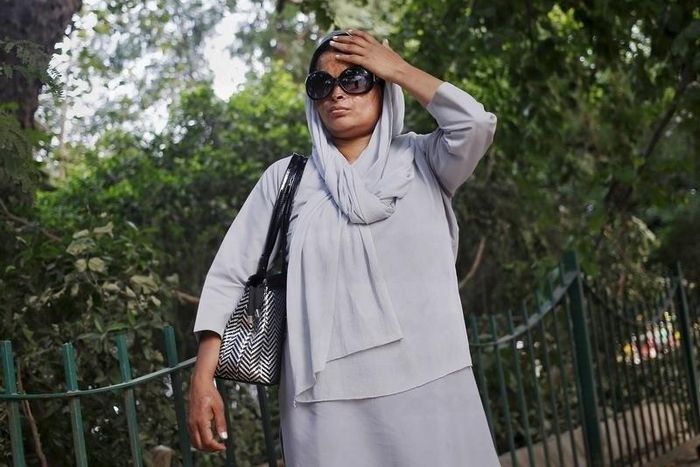 Indian acid-attack survivor becomes face of fashion brand