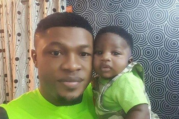 Gbolahan Salami and his son