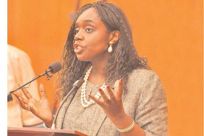The minister of finance Mrs. Kemi Adeosun
