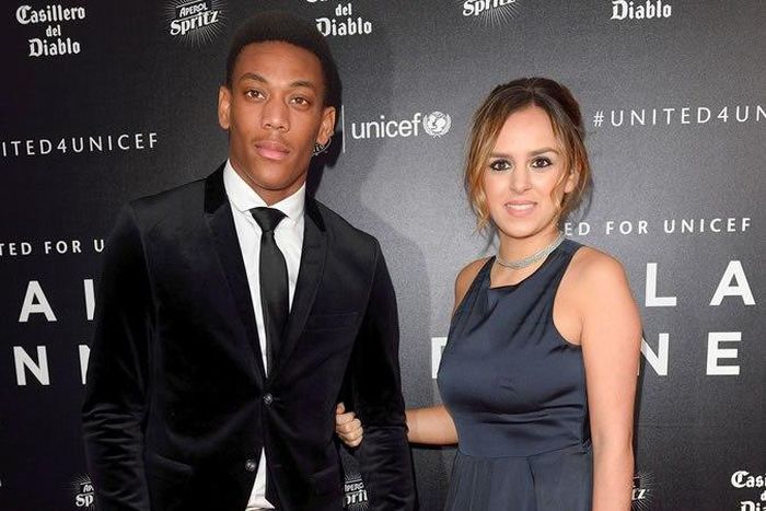 Anthony Martial's party look