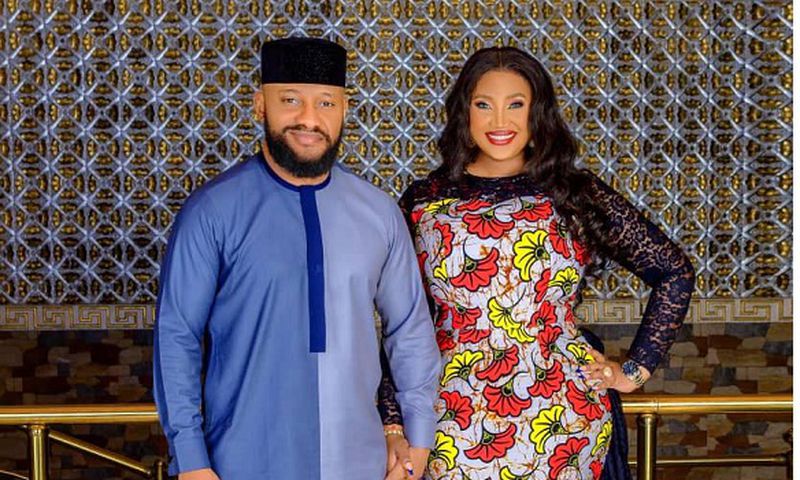 Yul Edochie and his wife Judy Austin