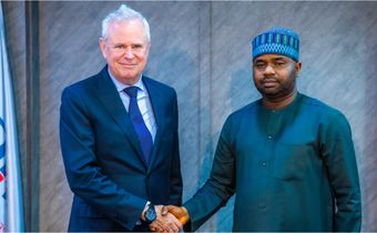 L-R: Ambassador Bengt van Loosdrecht, who led the Dutch delegation, and FIRS Chairman, Dr Zacch Adedeji. [X, formerly Twitter/@AderonkeW]