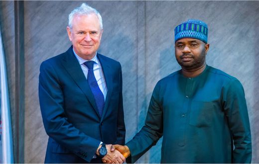 L-R: Ambassador Bengt van Loosdrecht, who led the Dutch delegation, and FIRS Chairman, Dr Zacch Adedeji. [X, formerly Twitter/@AderonkeW]