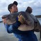 Man goes viral after catching two record-breaking catfish weighing over 90 pounds