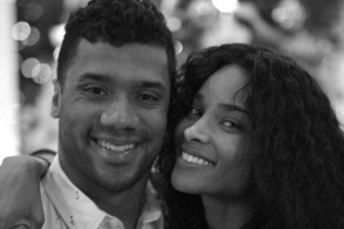Ciara and Russell Wilson