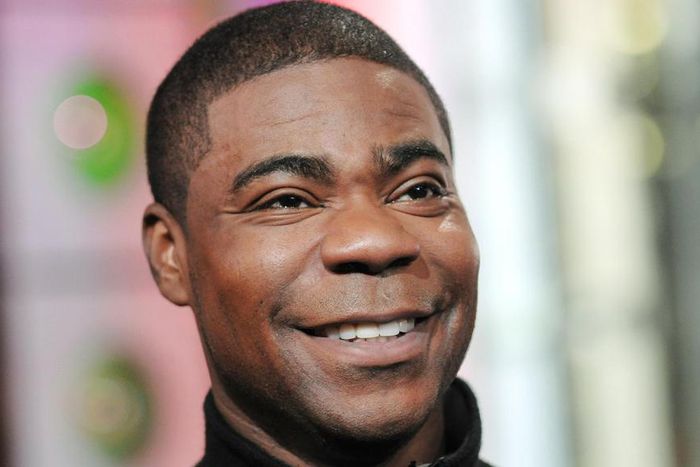 An elated Tracy Morgan caught on camera